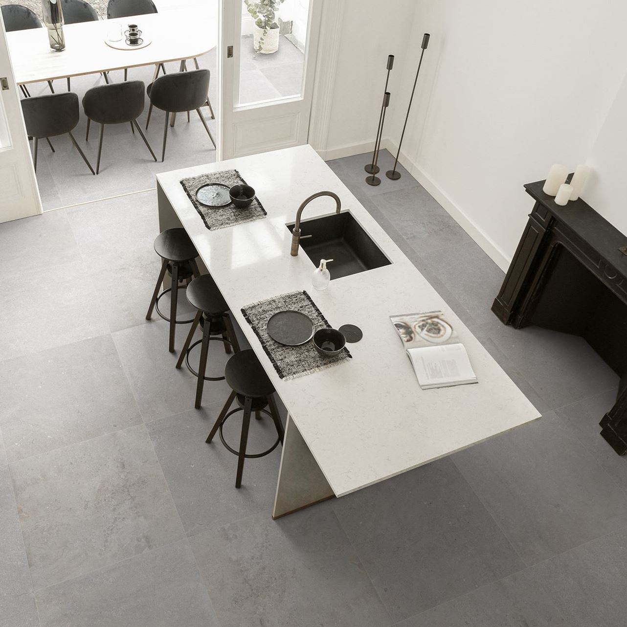 AMALFI GRIS 80x80