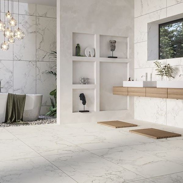 Calacatta Mild White Satin 60x120, gat2