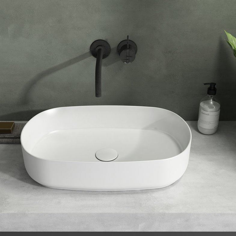 INFINITY OVAL WHITE MATT