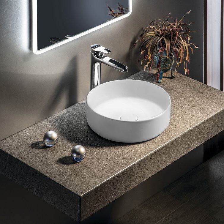 INFINITY ROUND WHITE MATT